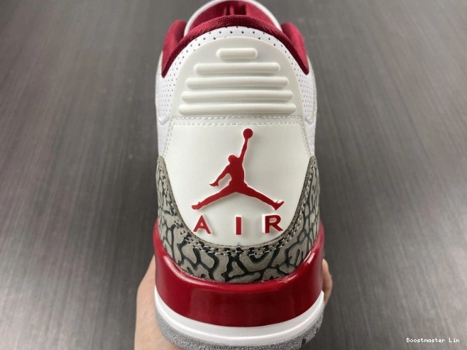 Bmlin Cardinal Retro Jordan 3 Red CT8532-126 0813